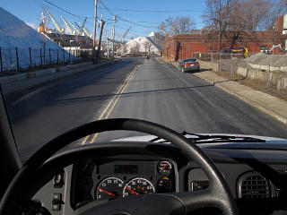 Tooling down Marginal toward the salt mountains