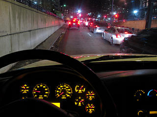 Coming up out of Big Dig tunnel