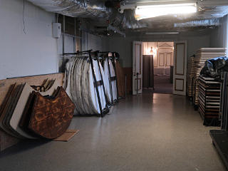 Storage closet off rear of ballroom B