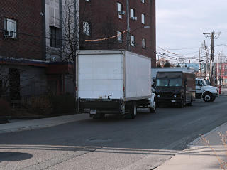 UPS van jumped in right where we needed to be