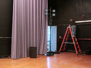 Wiring upstage lights (never used)
