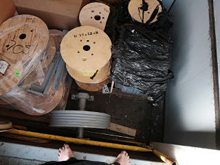 Ooh look, elevator parts!