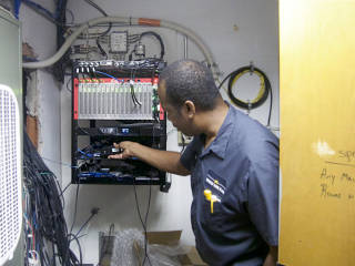 Cable headend rack