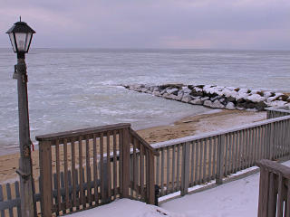 Headed toward jetty