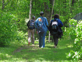 Starting along Parker Trail