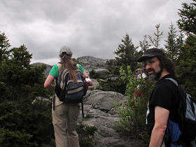 First view of the summit