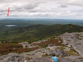 View to north (w/ Washington)