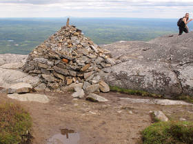 Big cairn marking White Dot