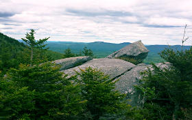 View across the valley