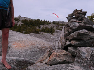 View toward the top