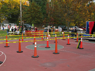 Kids parade setup