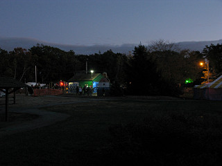 Evening falls over Clarke