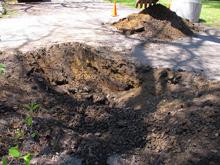 Real excavation, old drywell is toast