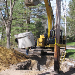 Tilting catch-basin top