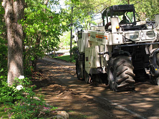 Last pavement strip to go