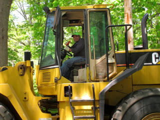 Loader operator photo-op