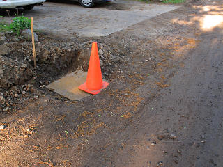 Catch basin temporary cover