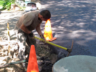 Old-school pickaxe work