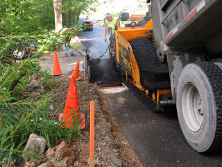 Paving right over (covered) catch grate