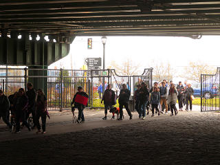 Under the 1A bridge