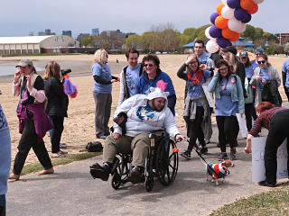 Special reception for the canine companions