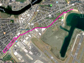 BARCCwalk route map