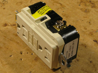 GFCI receptacle that went bad