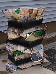 Crates drying